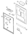 Diagram for 06 - Fresh Food Inner Door
