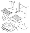 Diagram for 01 - Freezer Compartment