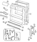 Diagram for 04 - Fresh Food Door