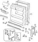 Diagram for 04 - Fresh Food Door
