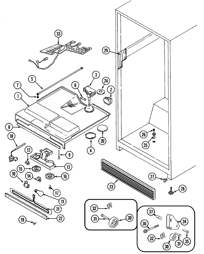 Diagram for GT21X93V (BOM: DF83A)