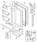 Diagram for 05 - Fresh Food Door