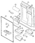 Diagram for 05 - Fresh Food Inner Door