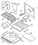 Diagram for 01 - Freezer Compartment