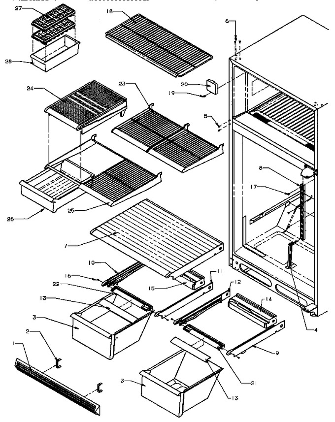 Diagram for GTW18AW (BOM: P1188801W W)