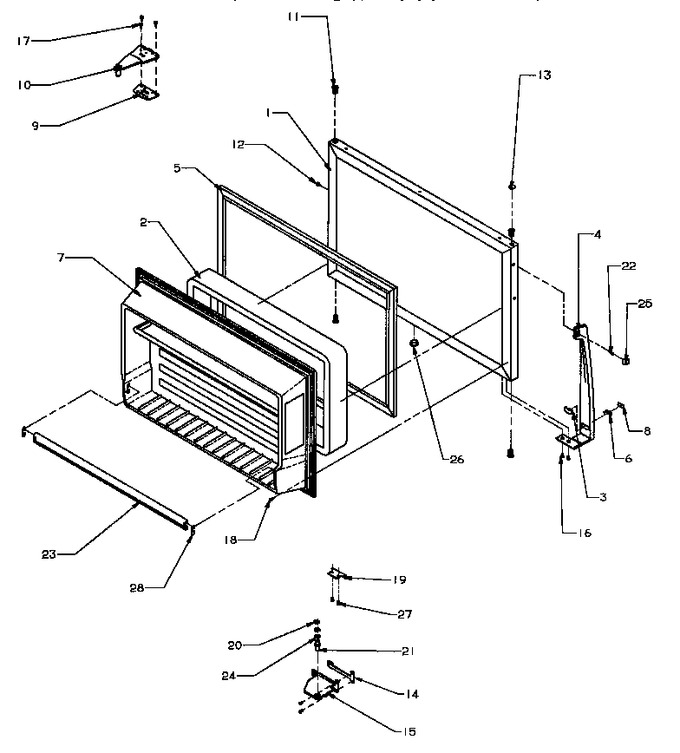 Diagram for GTW18AW (BOM: P1188801W W)