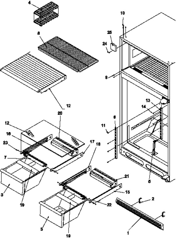 Diagram for GTW18B2L (BOM: P1192702W L)