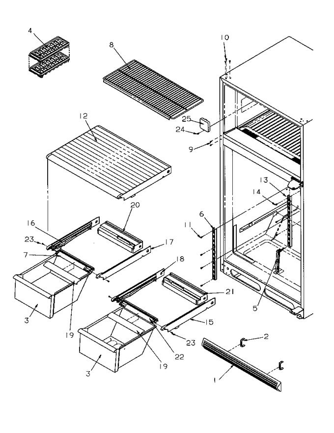 Diagram for GTG21B2W (BOM: P1193001W W)