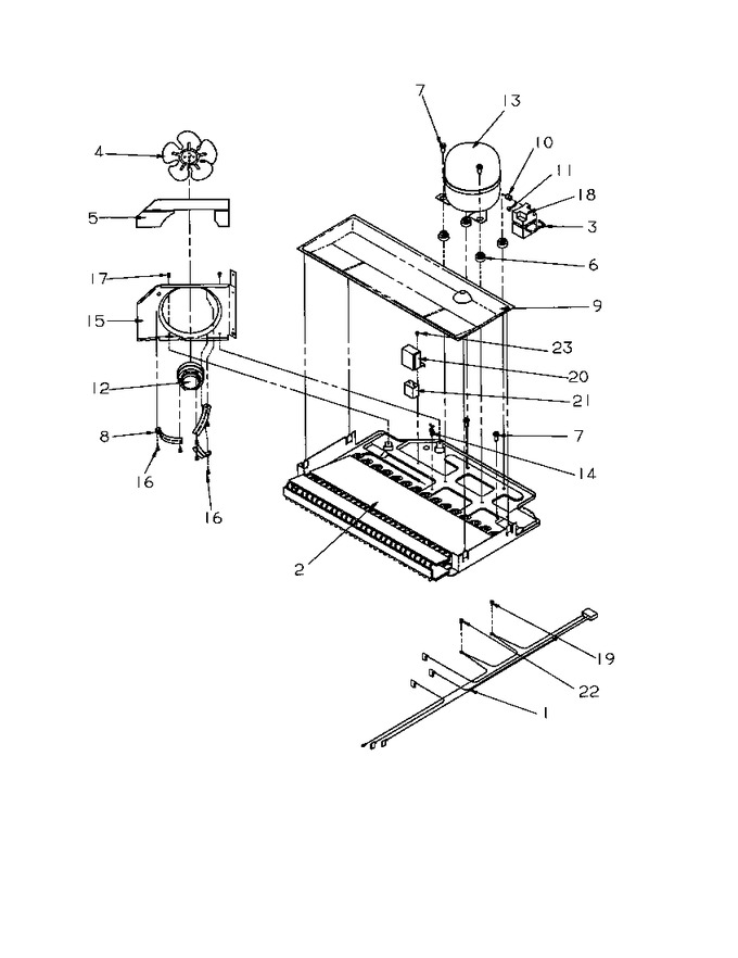Diagram for GTG21B2W (BOM: P1193001W W)
