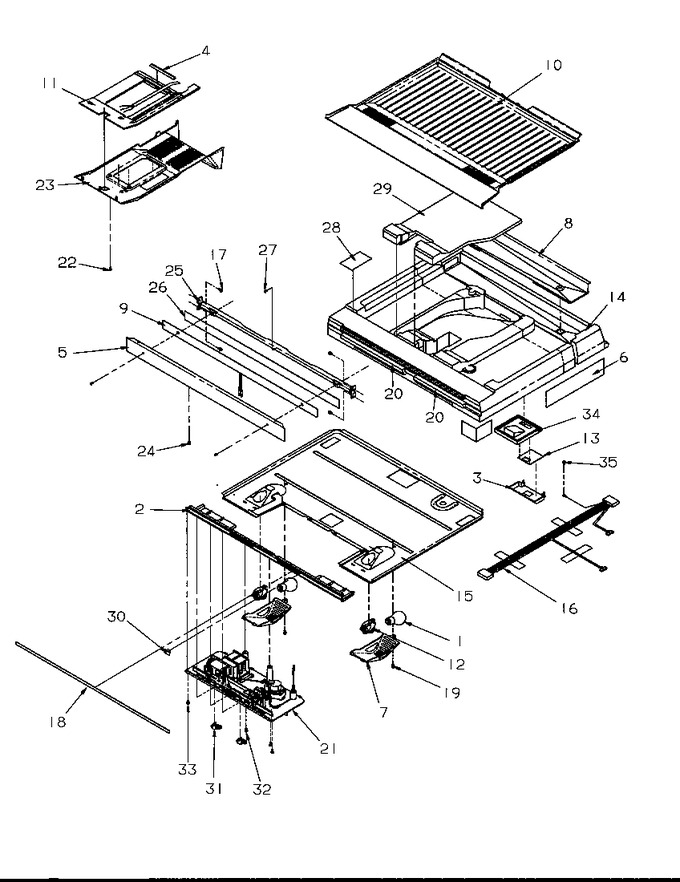 Diagram for GTG21B2W (BOM: P1193001W W)