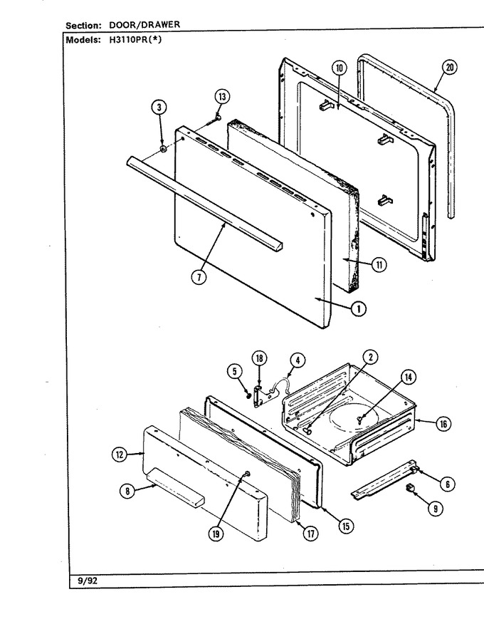 Diagram for H3110PRW