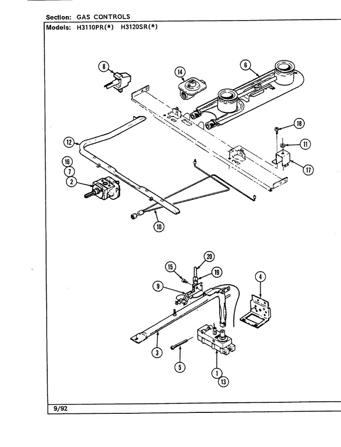Diagram for H3120SRA