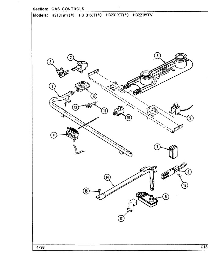Diagram for H3221WTV