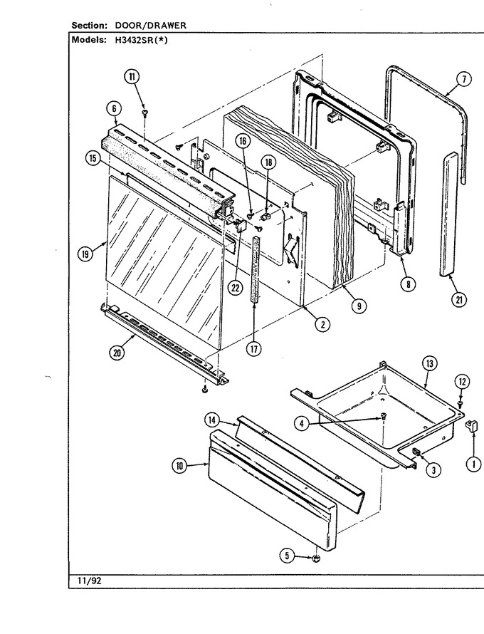 Diagram for H3432SRW
