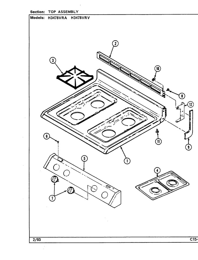 Diagram for H3478VRV