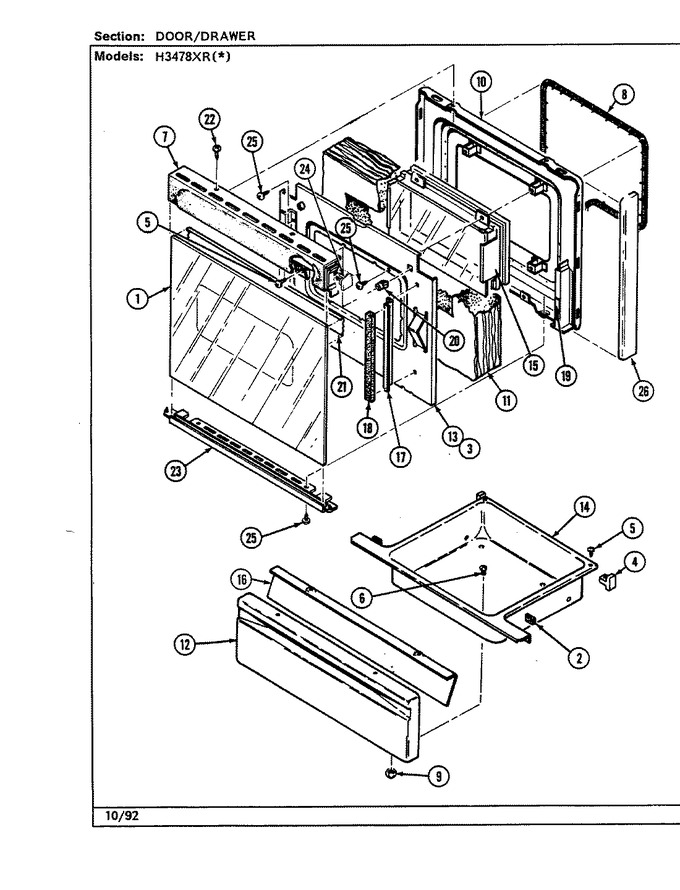 Diagram for H3478XRW