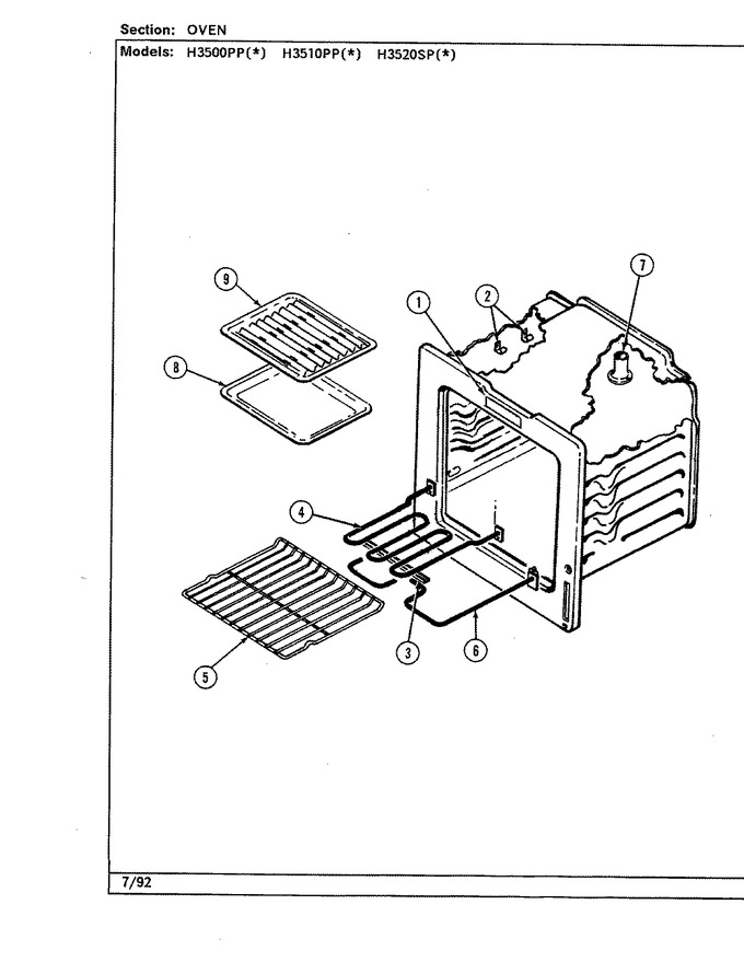 Diagram for H3500PPW