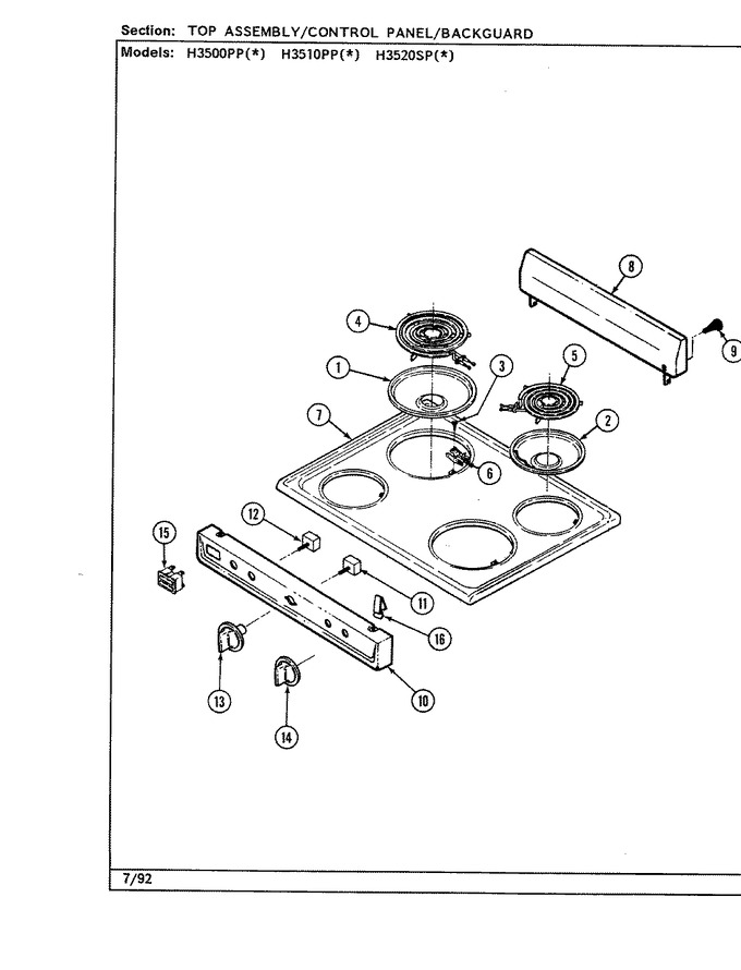 Diagram for H3510PPW