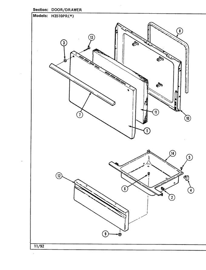 Diagram for H3510PRW