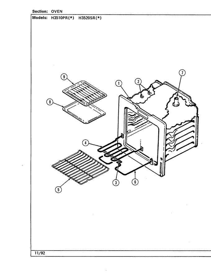 Diagram for H3520SRW