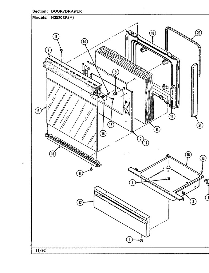 Diagram for H3520SRW