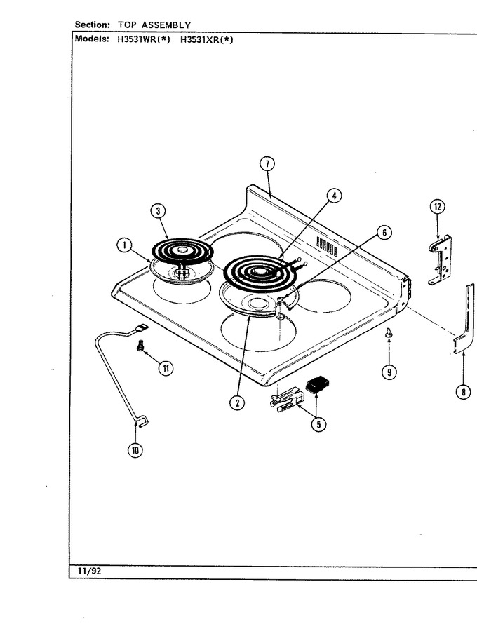 Diagram for H3531WRA