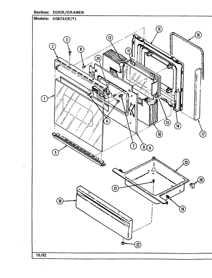 Diagram for H3674XRA