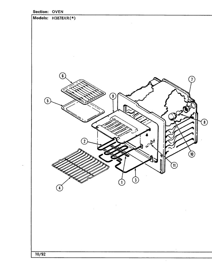 Diagram for H3878XRW