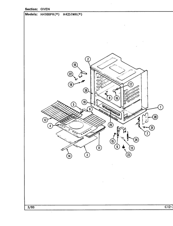 Diagram for H4251WRW