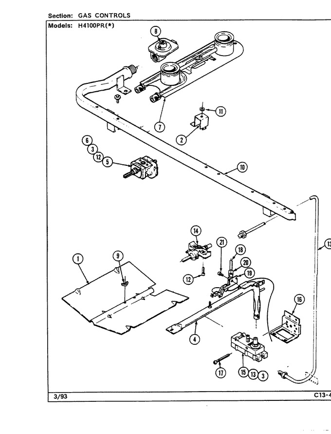 Diagram for H4100PRW