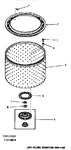 Diagram for 10 - Lint Filter, Washtub & Hub