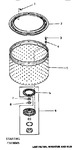 Diagram for 11 - Lint Filter, Washtub & Hub