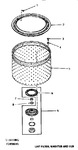 Diagram for 11 - Lint Filter, Washtub & Hub