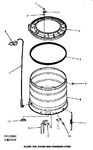 Diagram for 15 - Outer Tub, Cover & Pressure Hose