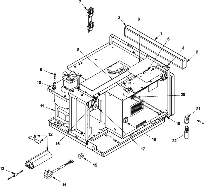 Diagram for HDC122 (BOM P1331202M)