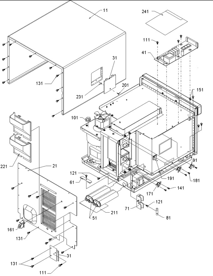 Diagram for HDC18SD (BOM: P1323004M)
