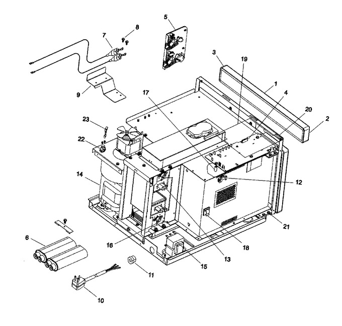 Diagram for HDC21RB (BOM P1323019M)
