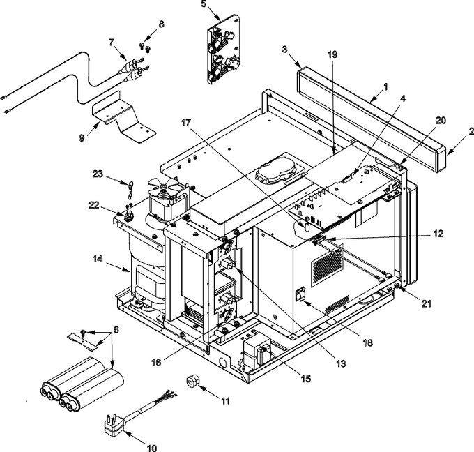 Diagram for HDC21RB (BOM: P1330508M)