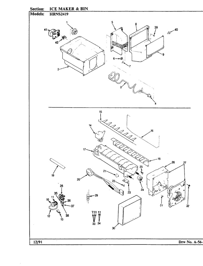 Diagram for HRNS2419A (BOM: BP88A)