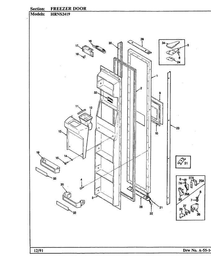 Diagram for HRNS2419A (BOM: BP88B)