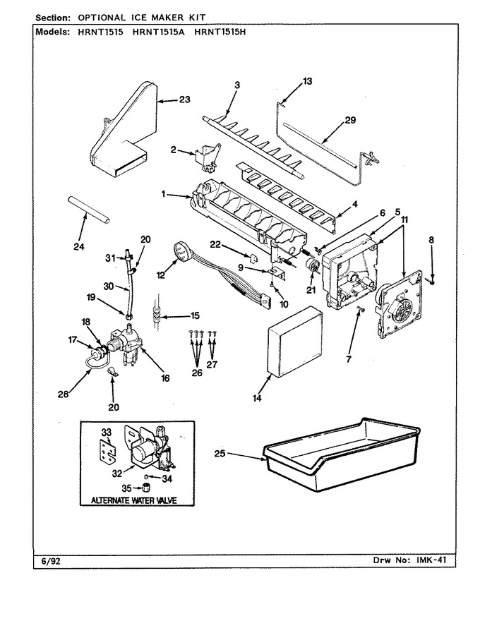 Diagram for HRNT1515 (BOM: BF09E)