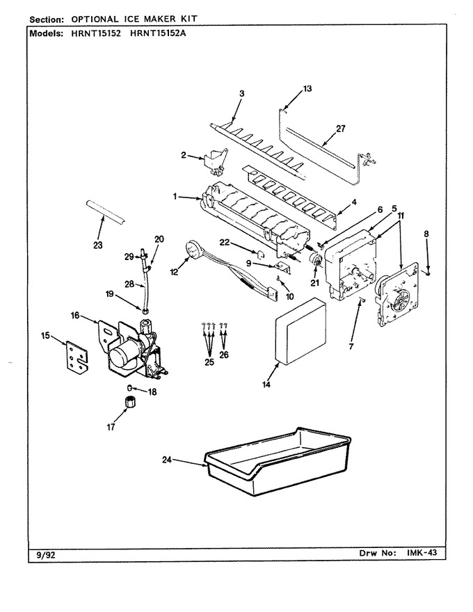 Diagram for HRNT15152A (BOM: CF18A)