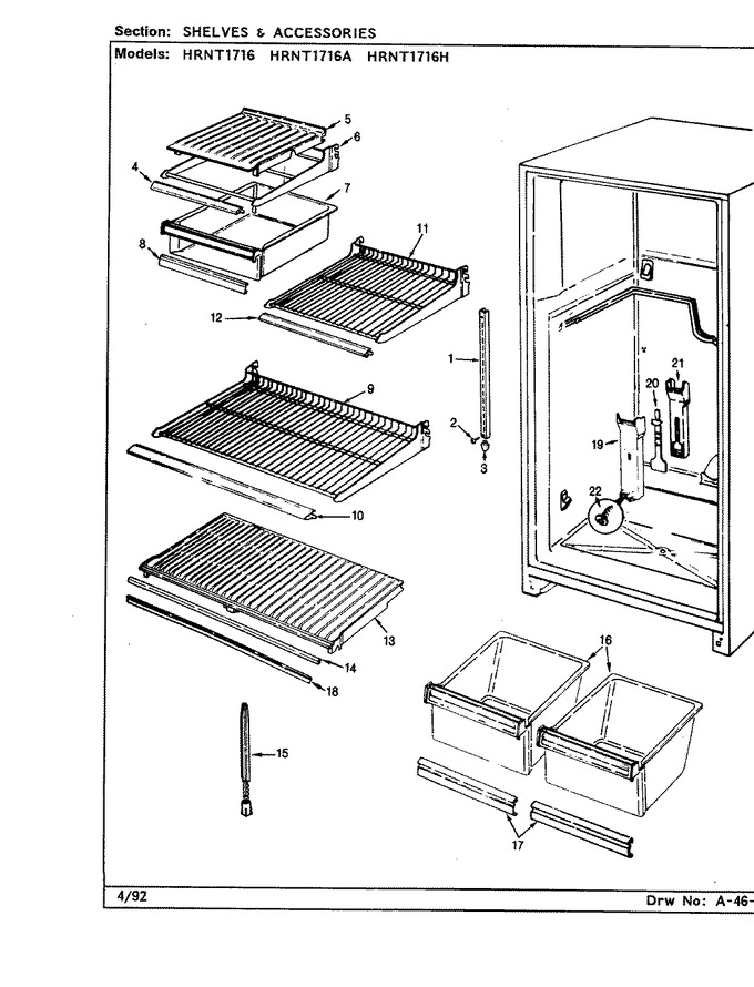 Diagram for HRNT1716A (BOM: BF33A)