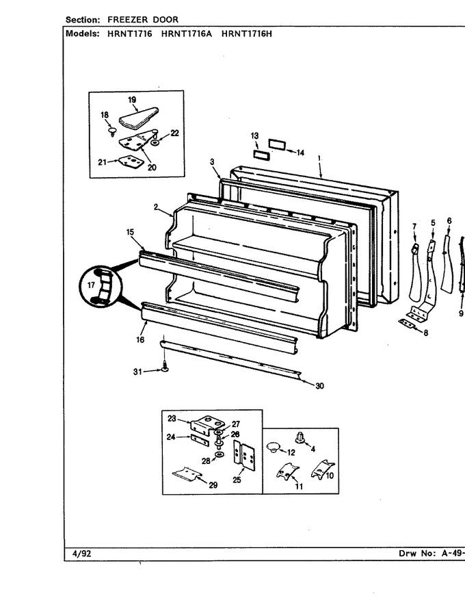 Diagram for HRNT1716A (BOM: BF33A)