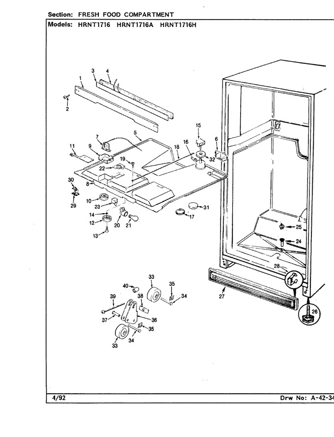 Diagram for HRNT1716A (BOM: BF33A)
