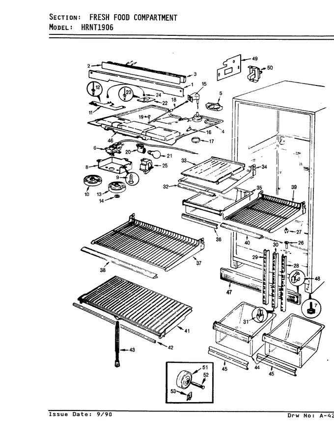 Diagram for HRNT1906A (BOM: AF53A)