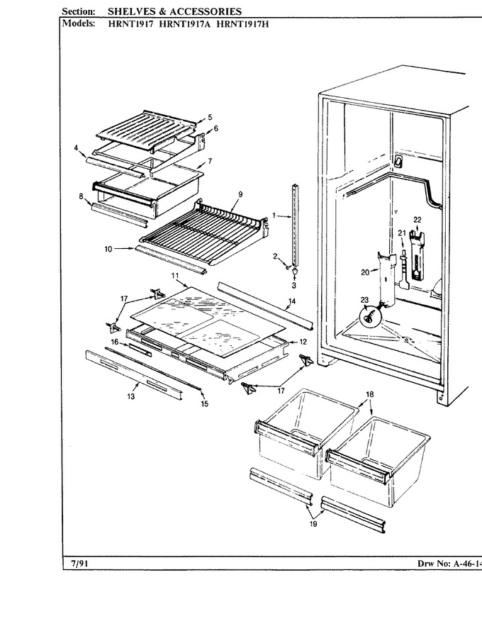Diagram for HRNT1917H (BOM: BF64A)