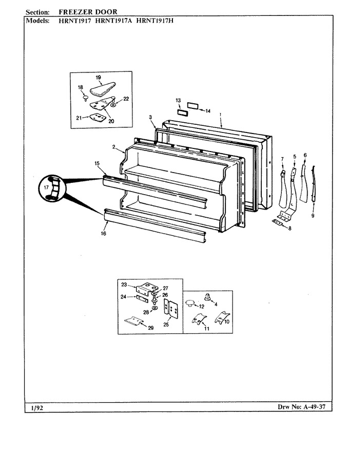 Diagram for HRNT1917 (BOM: BF53C)