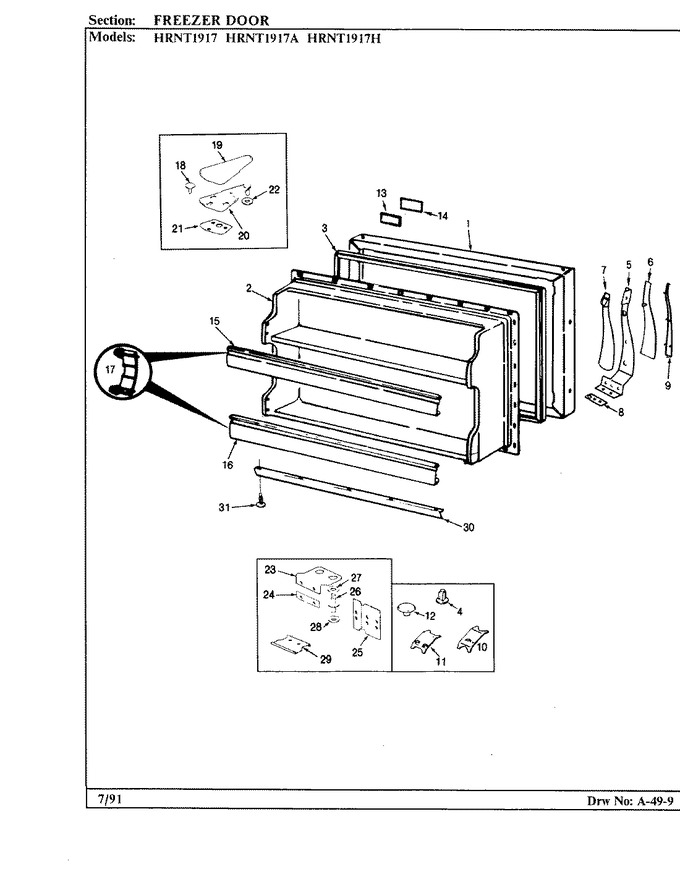 Diagram for HRNT1917A (BOM: BF53A)