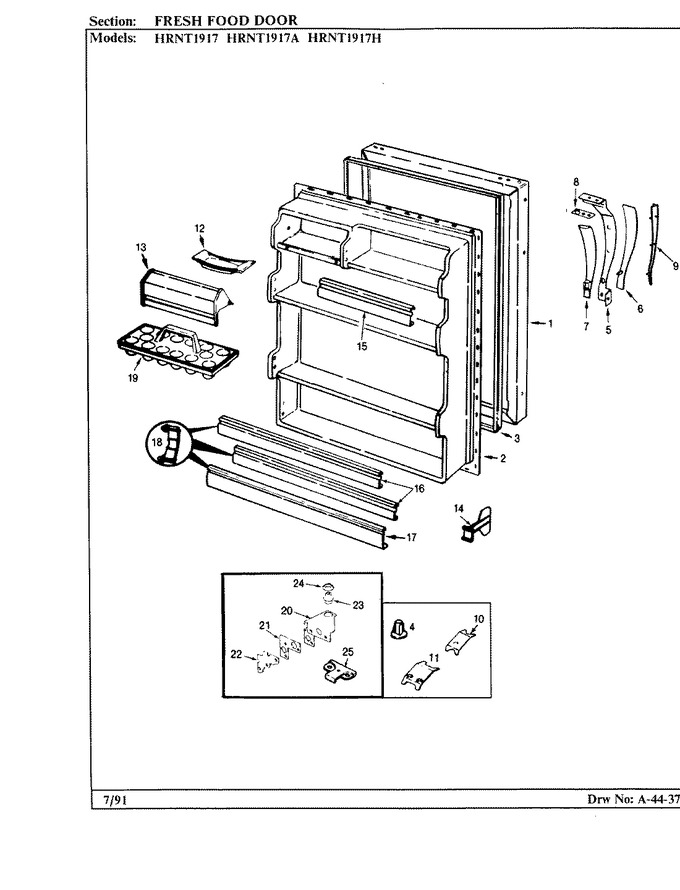 Diagram for HRNT1917A (BOM: BF55A)